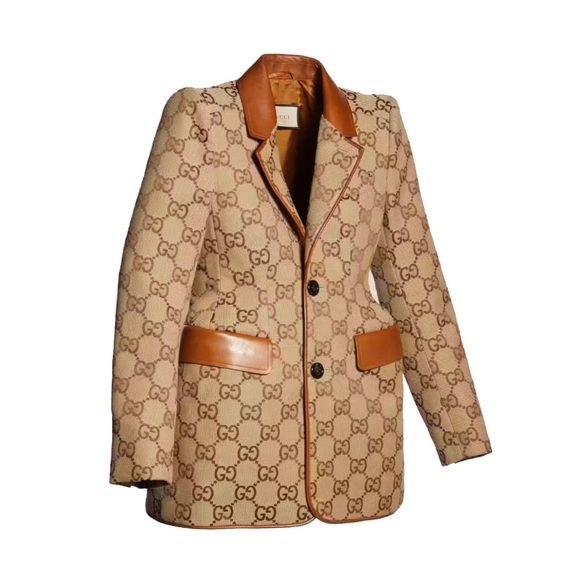 COPY - NWT - Gucci x Balenciaga The Hacker Project Maxi GG Hourglass Jacket - Picture 1 of 3
